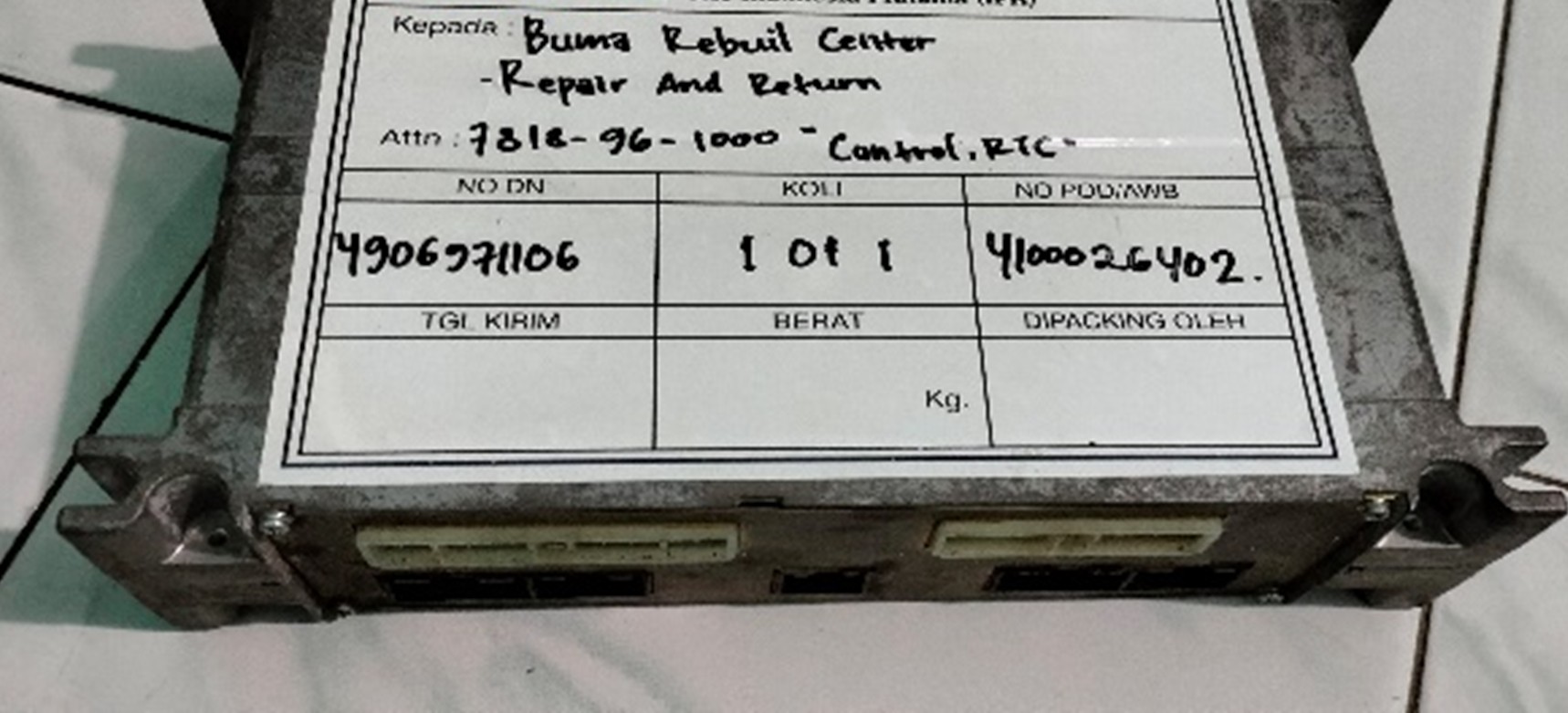 Perbaikan Controller, ECU, ECM, dan Monitor 7